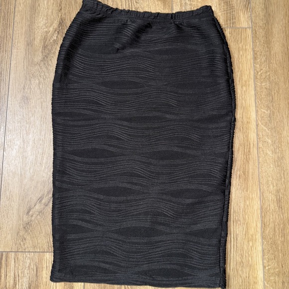 Rainbow Dresses & Skirts - Rainbow Black Pencil Skirt Sz Small